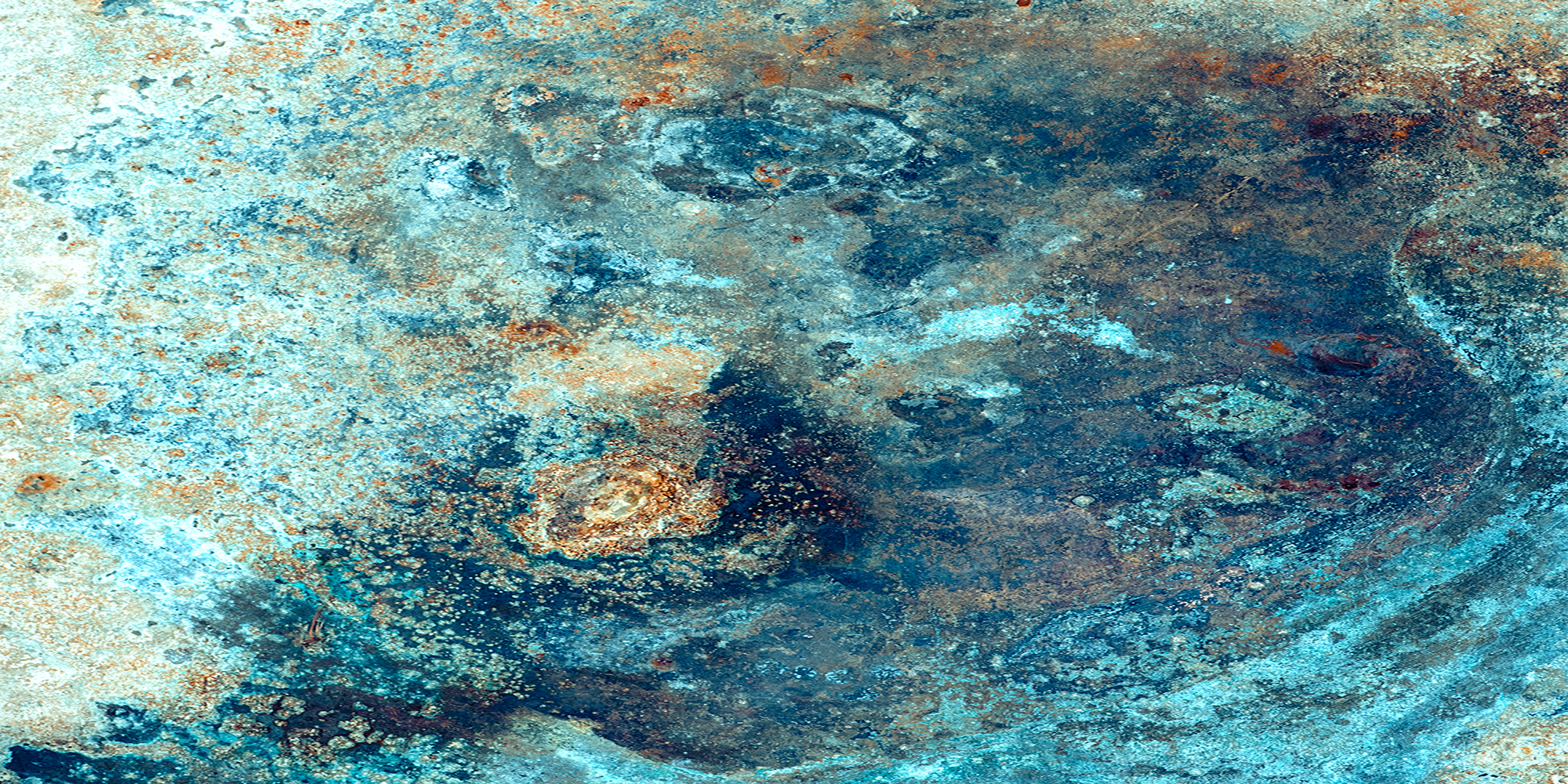 Aged Copper rust pateina